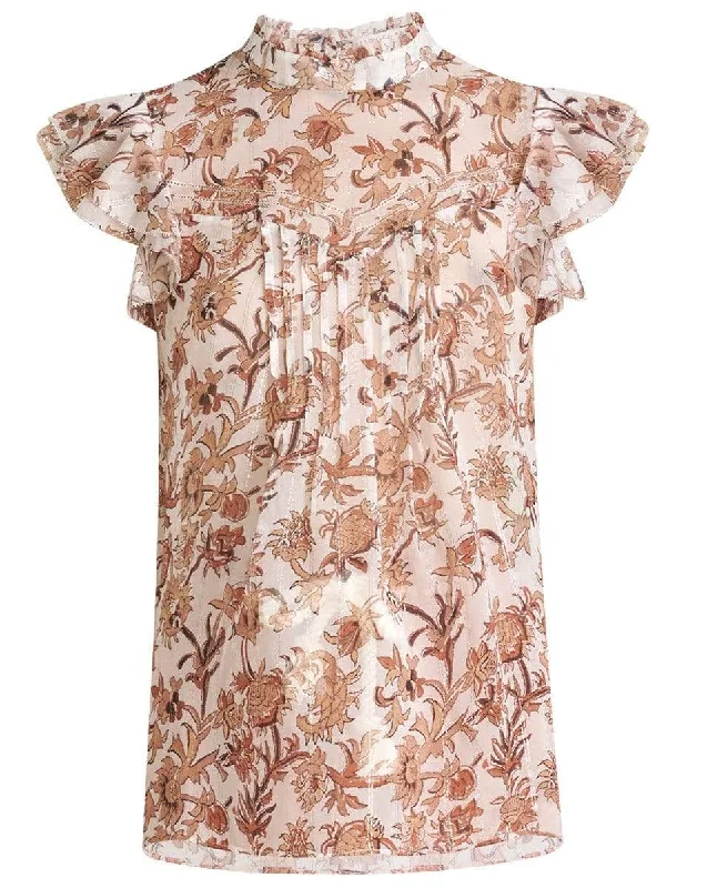 Luciana Floral-Print Top