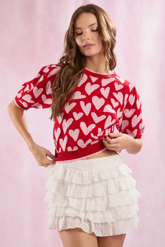 Hearts Sweater