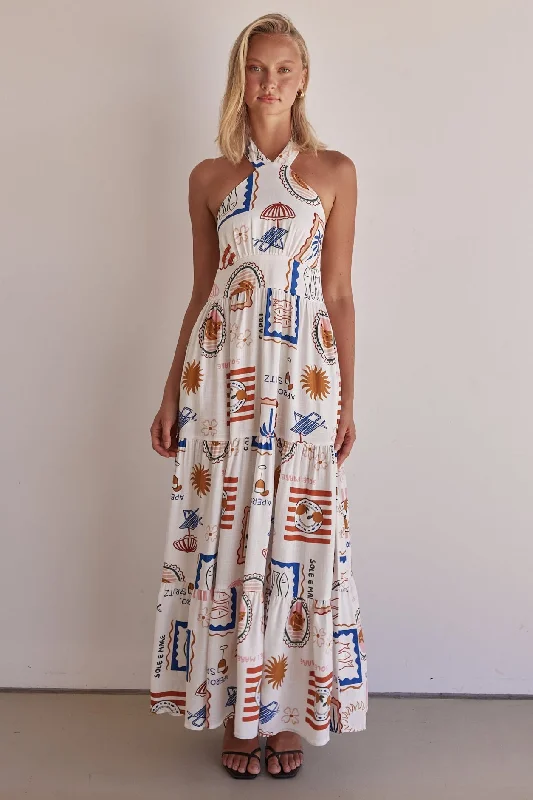 Jesse Maxi Dress (White)