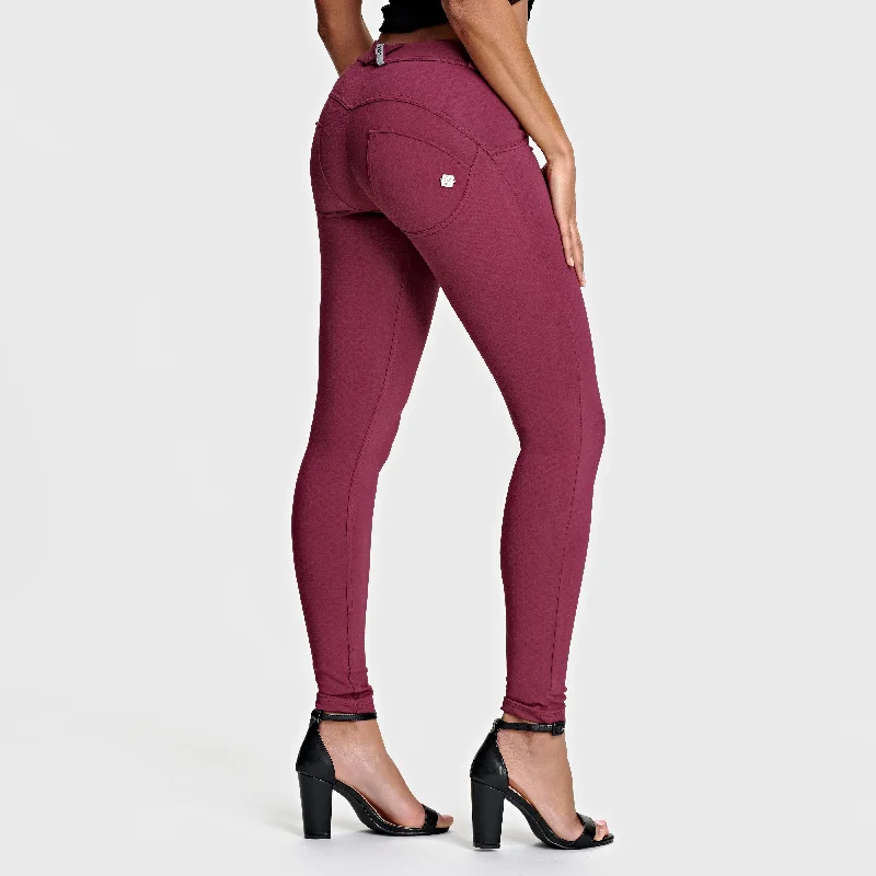 WR.UP® Thick Layered - Mid Waist - Full Length - Burgundy