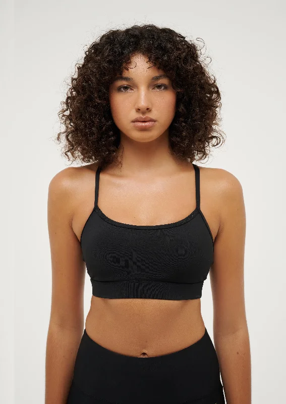 REFORM SPORTS BRA IN BLACK