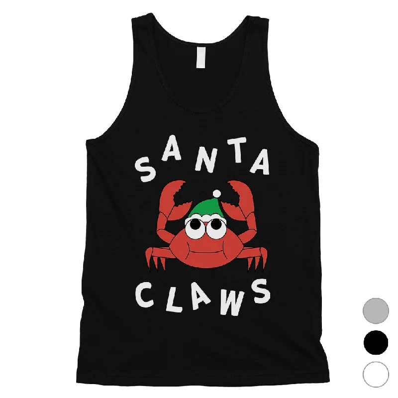 Santa Claws Crab Mens Tank Top