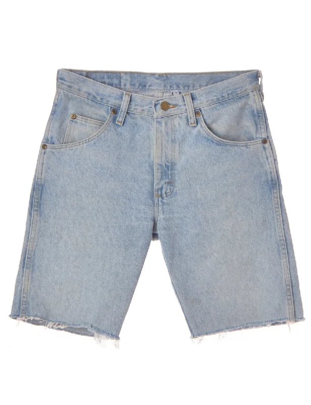 Label Mens Cut Off Denim Shorts