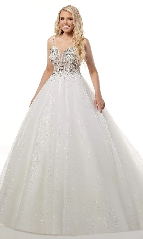 Rachel Allan - M780 Fully Beaded Bodice Tulle Ballgown Wedding Dress