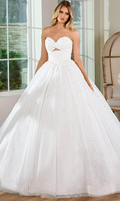 Rachel Allan Bridal RB6148 - Sweetheart Neck Beaded Ballgown