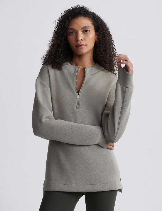 Cleo Half-Zip Midlayer - Gravity Sage