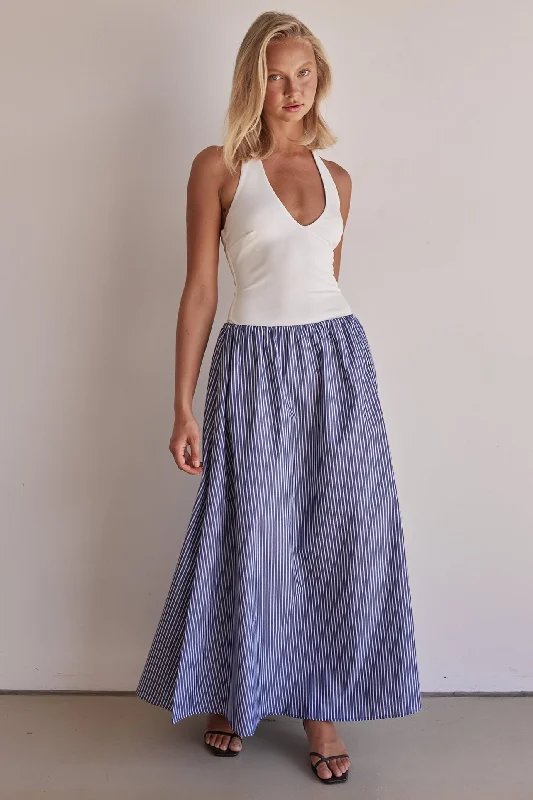 Cecilia Maxi Dress (Blue)