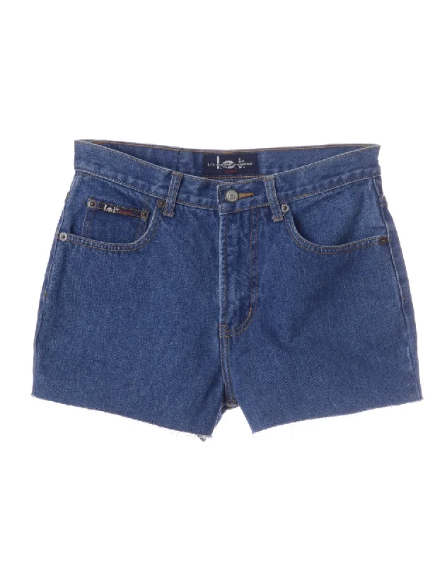 Label Molly Frayed Denim Shorts