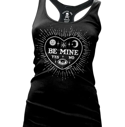 Be Mine Women's Racer Back Tank Top