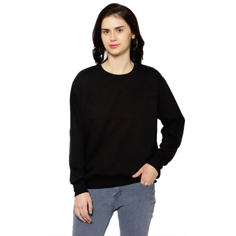 Mack Jonney Fleece Round Neck Sweatshirt for Women