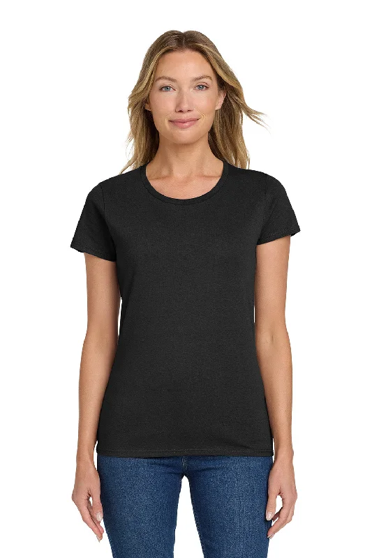 Gildan Womens Short Sleeve Crewneck T-Shirt - Black