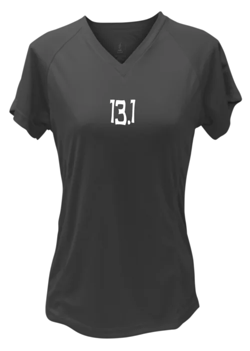 Women's Reflective Short Sleeve Shirt - 13.1 Half Crazy