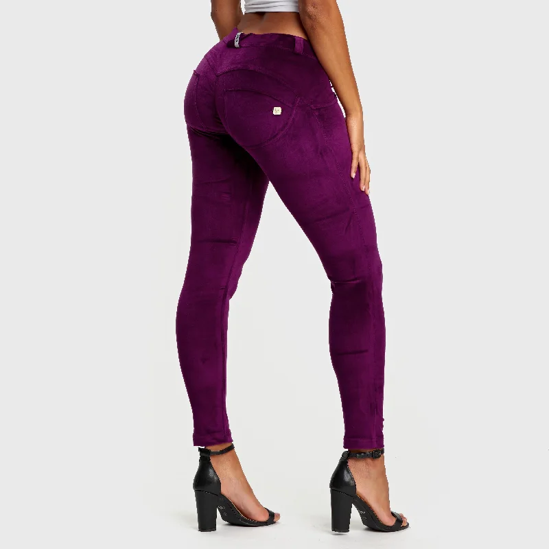 WR.UP® Velvet  - Mid Waist - Full Length - Burgundy