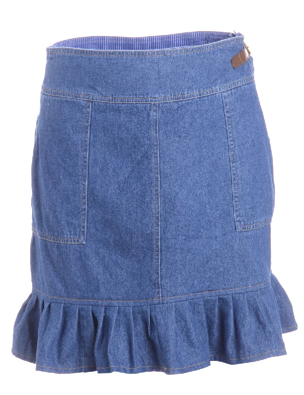 Label Megan Denim RaRa Skirt