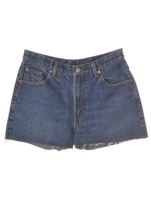 Label Molly Frayed denim shorts