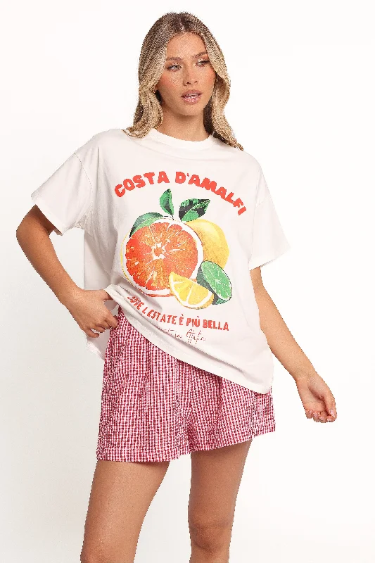 Costa D'Amalfi Tee - White