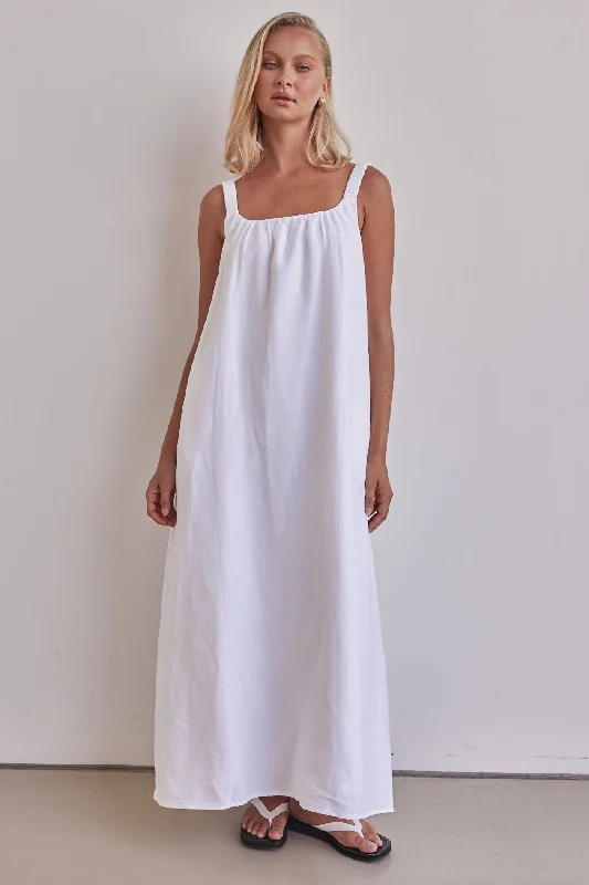 Vicki Maxi Dress (White)