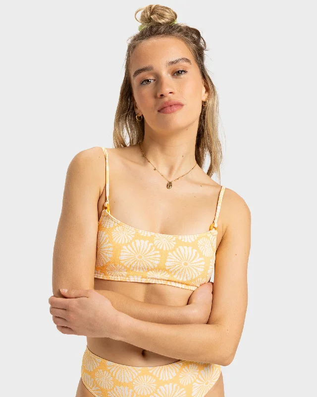 Womens Tropical Tile Bikini Top