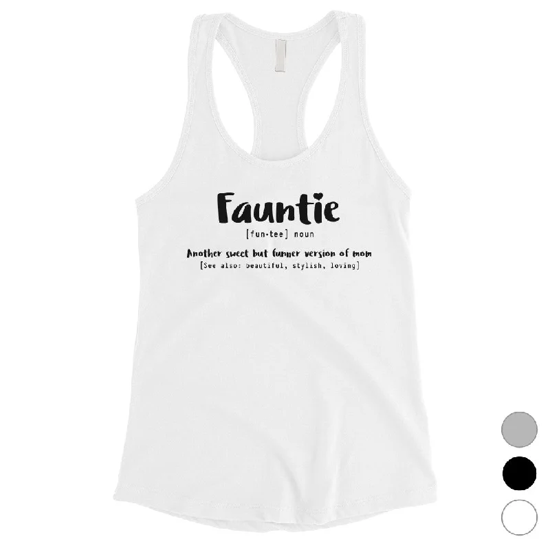 Fauntie Womens Sleeveless Top