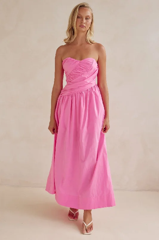 Elyse Maxi Dress (Pink)