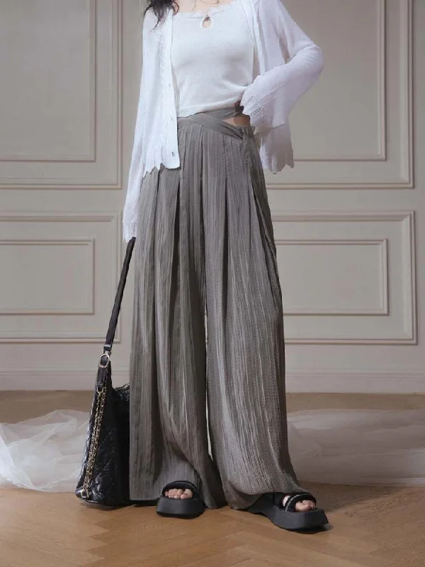 Pleated Loose Wide Pants【s0000007886】