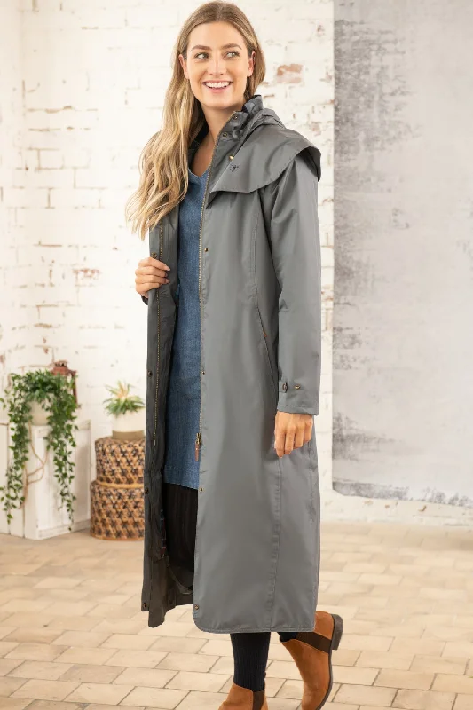 Outback Full Length Waterproof Raincoat - Urban Grey