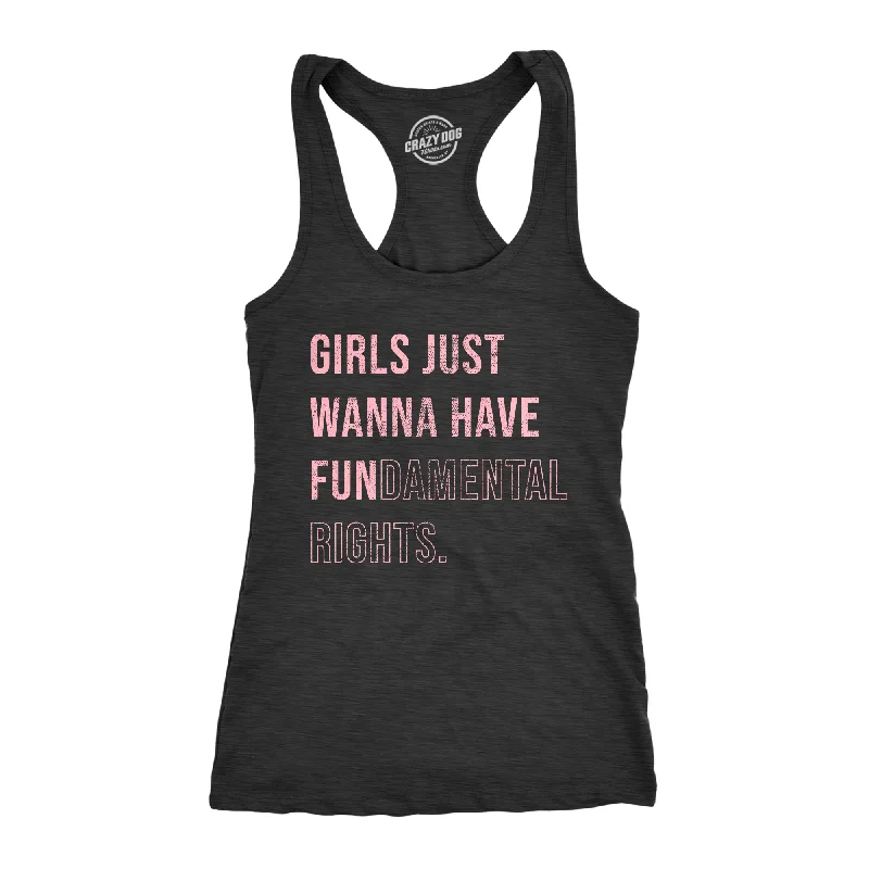 Girls Just Wanna Have Fundamental Rights Women's Tank Top