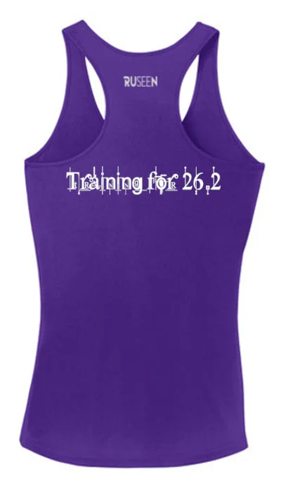 Women's Reflective Tank Top - Training for 26.2