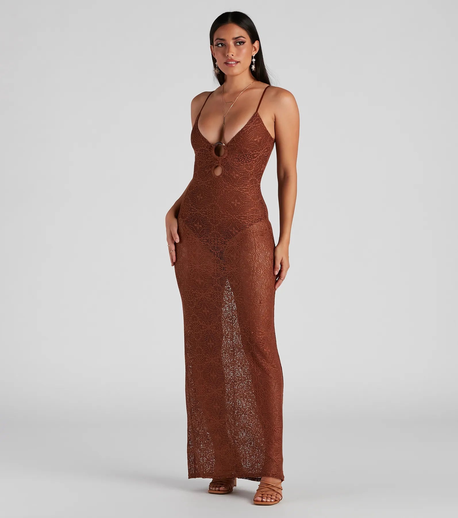 Sandy Toes Crochet Bodysuit Dress