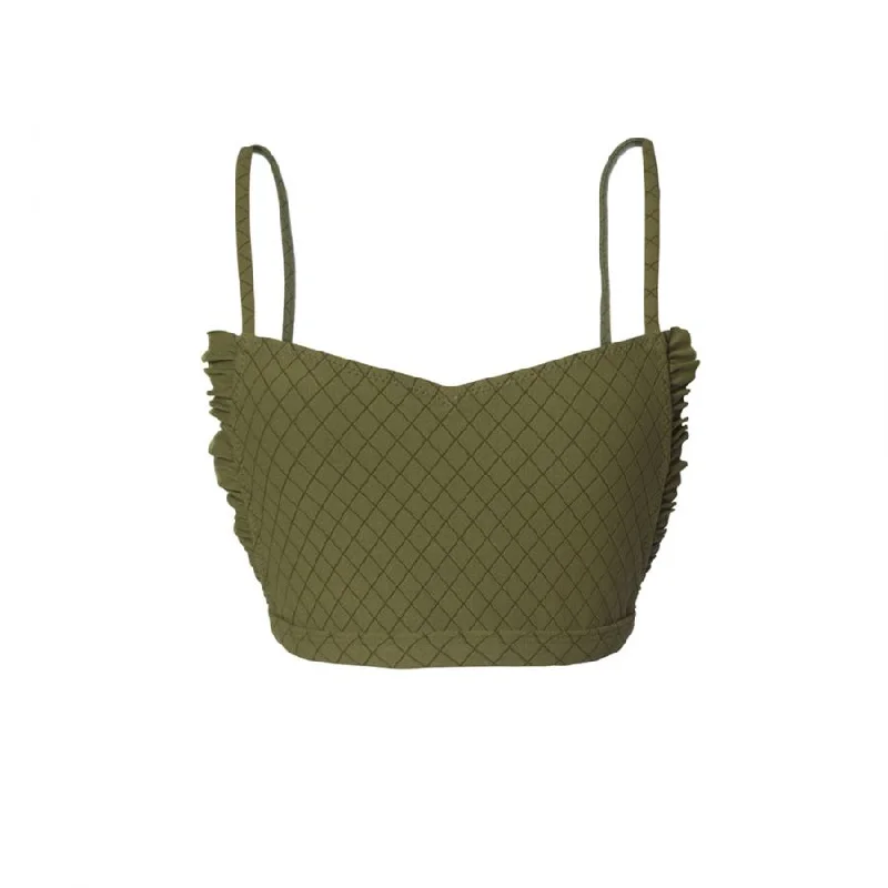 Feline Top | Olive Diamond