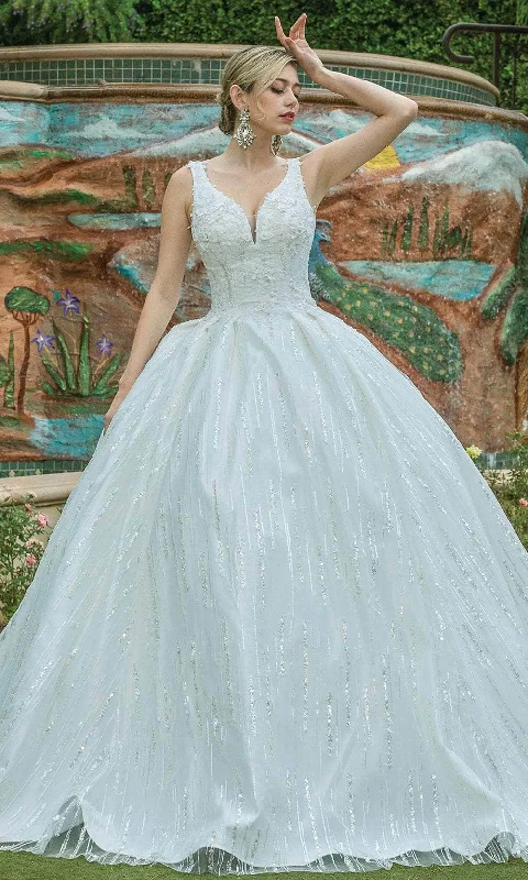 Dancing Queen 0177 - Embellished Sleeveless Ballgown