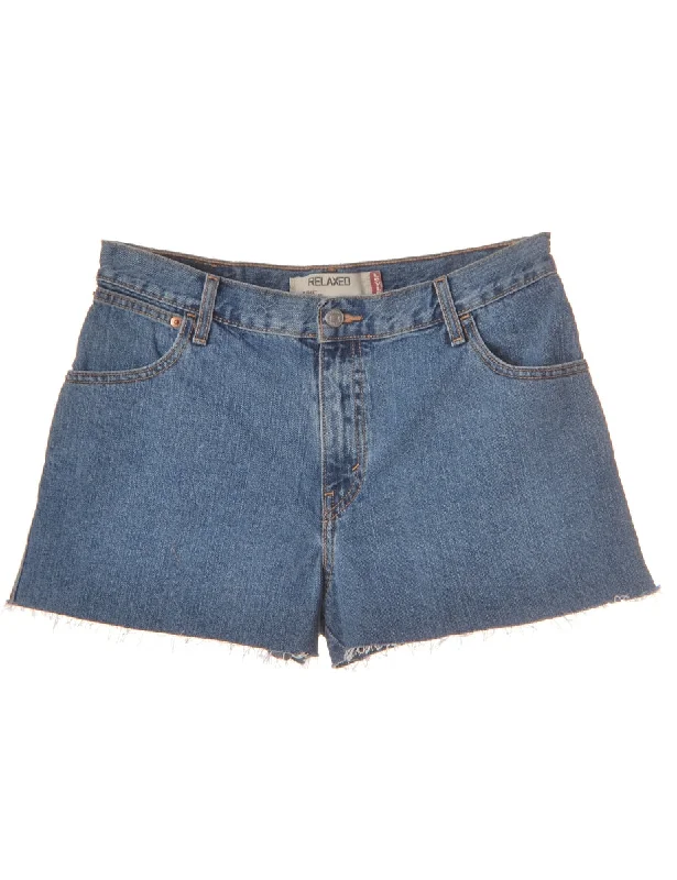 Label Molly Frayed denim shorts